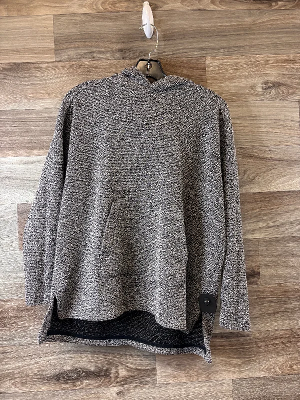 Top Long Sleeve By Lou And Grey In Black & Grey, Size: S