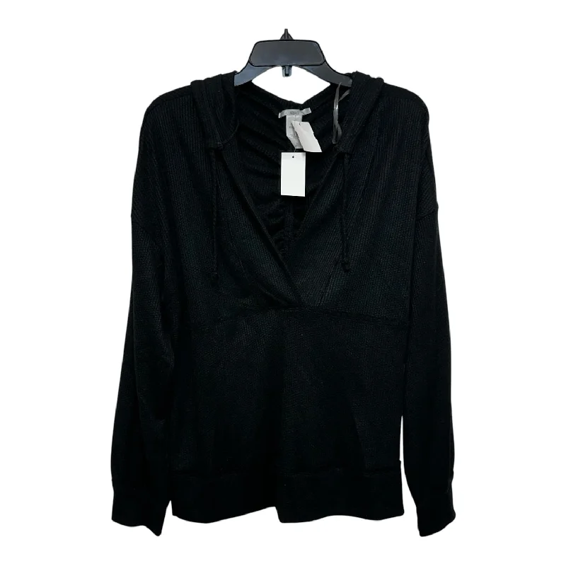 Top Long Sleeve By Clothes Mentor In Black, Size: Xl