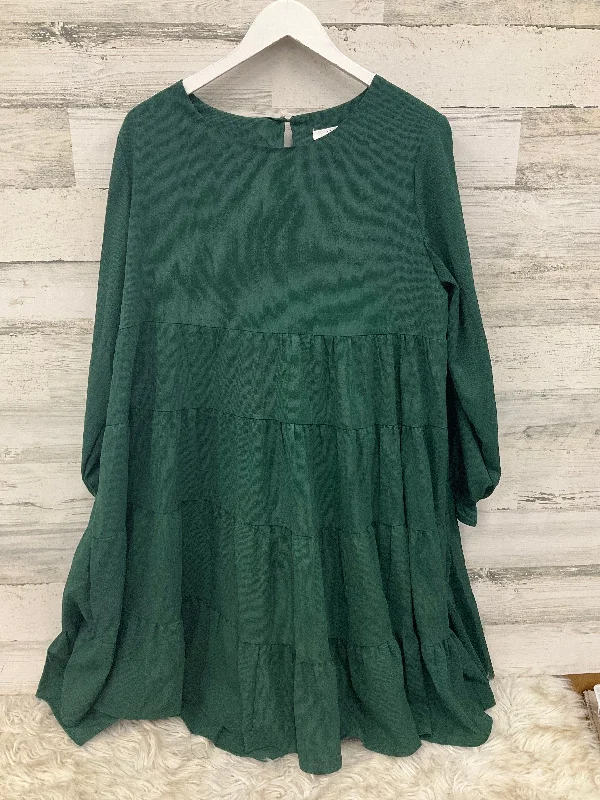 Tunic Long Sleeve By Clothes Mentor In Green, Size: Xl