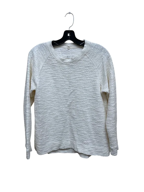 Top Long Sleeve By Lou And Grey In Cream, Size: M