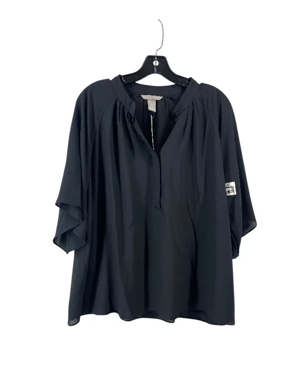 Top 3/4 Sleeve By H&m In Black, Size: M