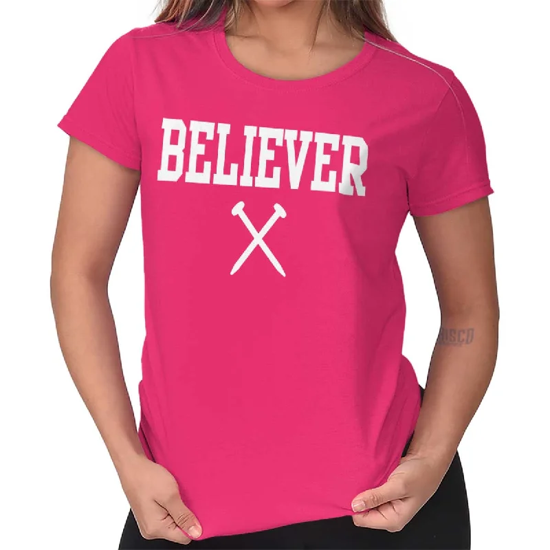 Believer Printed Missy Fit T-Shirt