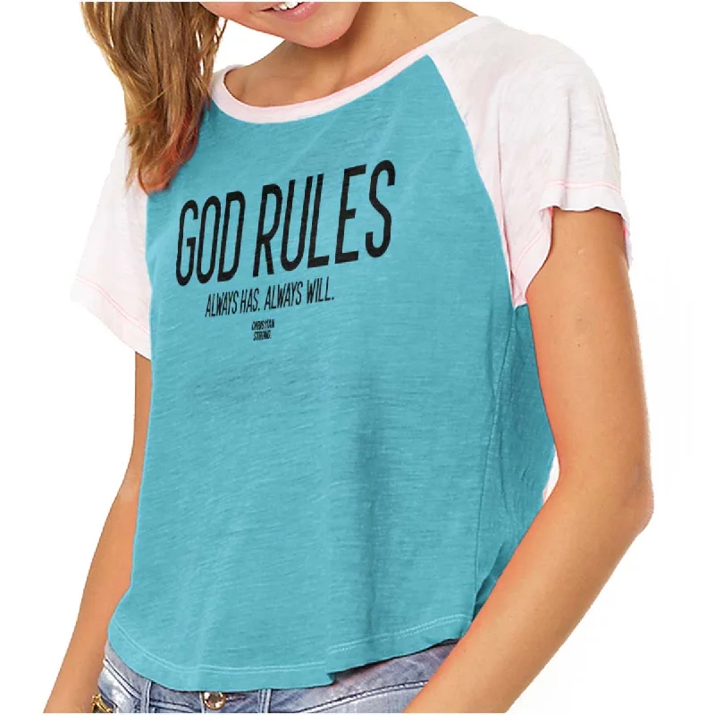 God Rules Vintage T Shirts