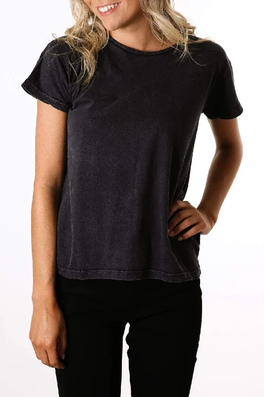 Polly Tee Washed Black