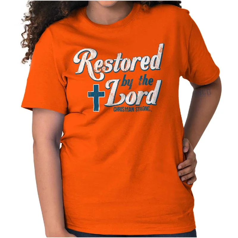 Restored by Lord Jes Ladies T Shirt