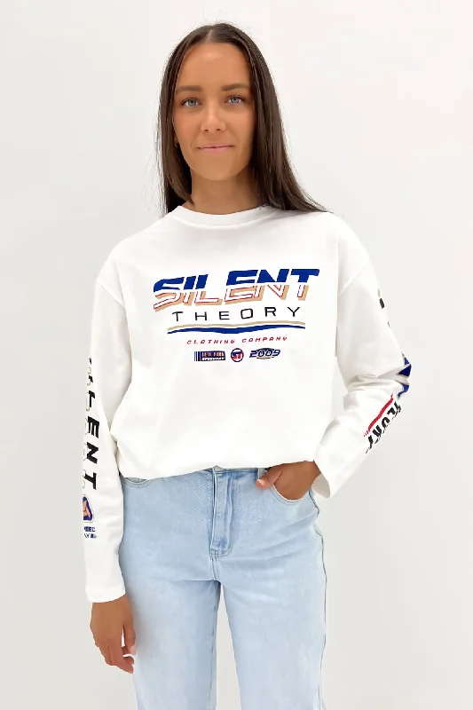 Ryder Long Sleeve Tee Vintage White