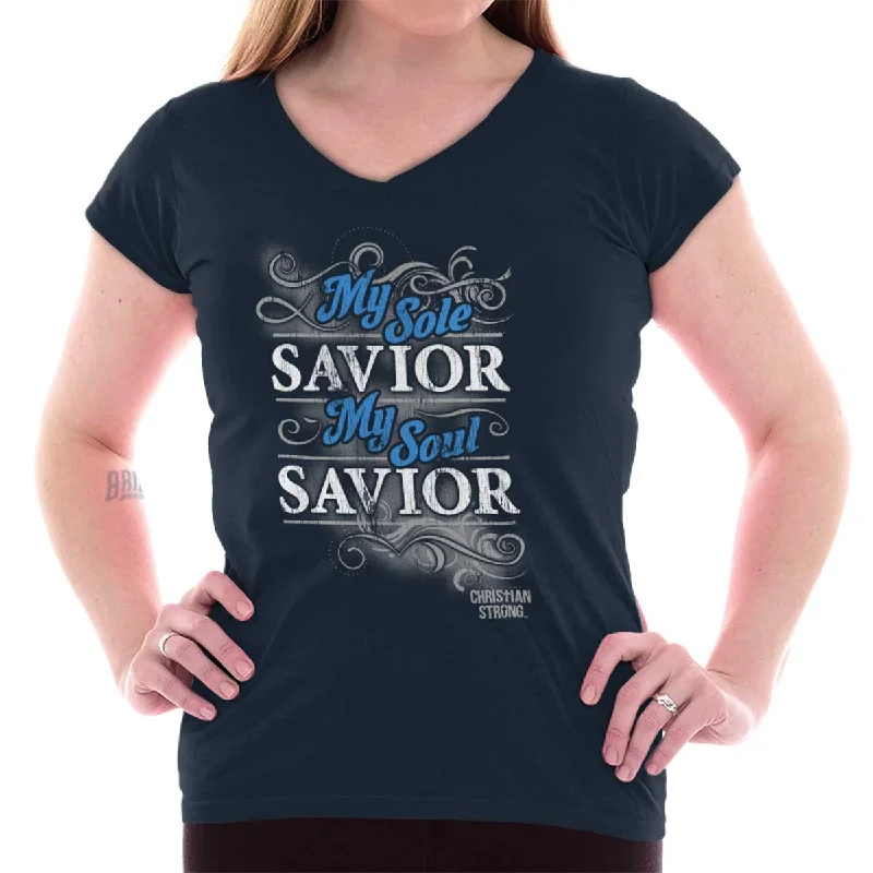 Soul Savior Junior Fit V-Neck T-Shirt