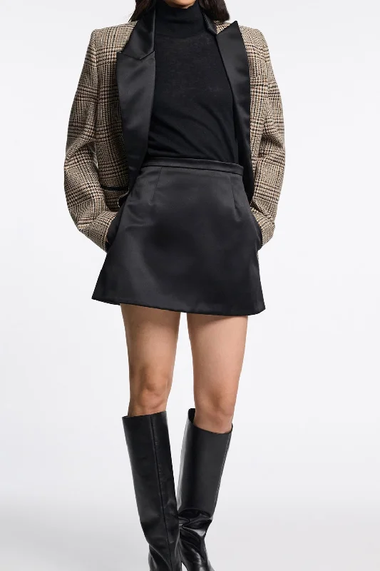 Dorothee Schumacher  - Modern Shine Mini Skirt wth Pockets