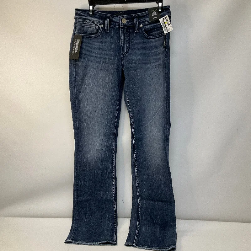 Jeans Boot Cut By Silver In Blue Denim, Size: 2