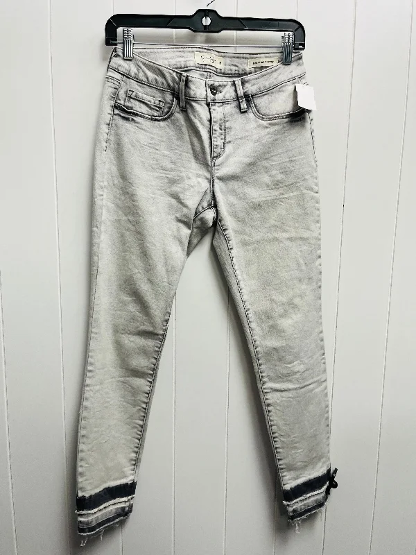 Jeans Skinny By Jessica Simpson In Grey Denim, Size: 6