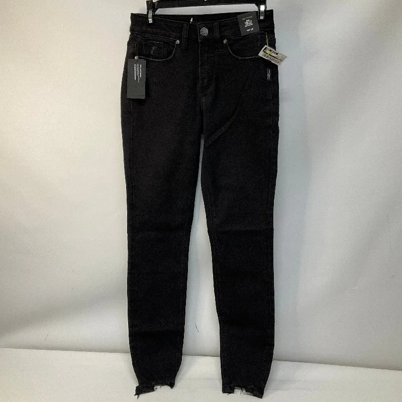 Jeans Skinny By Silver In Black Denim, Size: 2