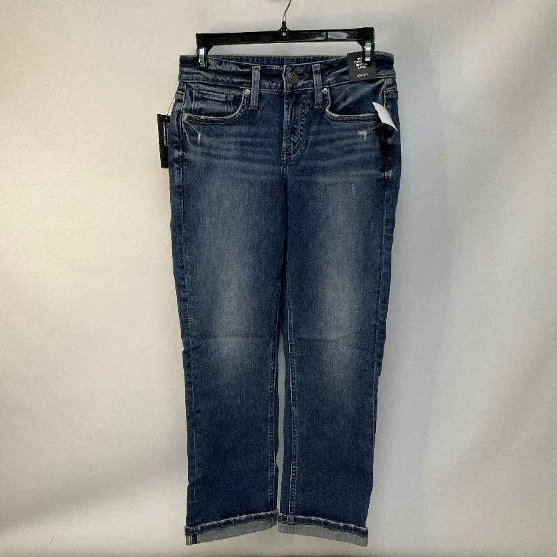 Jeans Skinny By Silver In Blue Denim, Size: 2