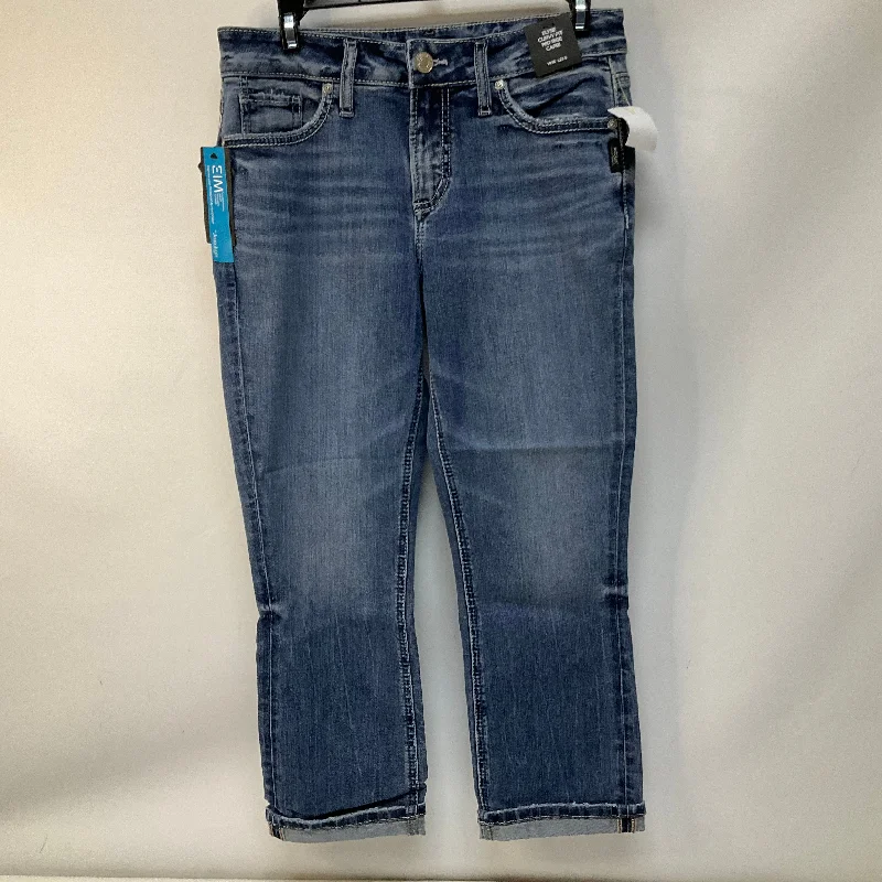 Jeans Skinny By Silver In Blue Denim, Size: 2