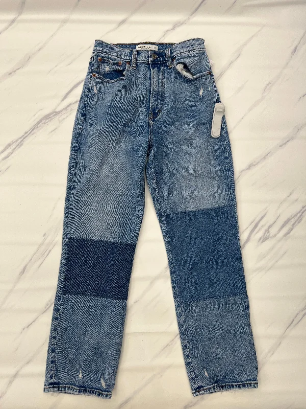 Jeans Straight By Abercrombie And Fitch, Size: 4