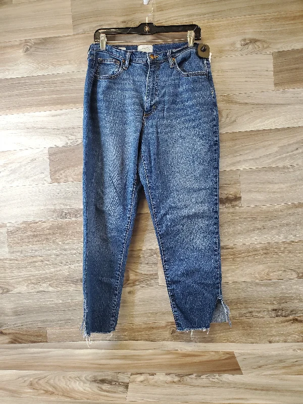 Jeans Straight By Universal Thread In Blue Denim, Size: 10