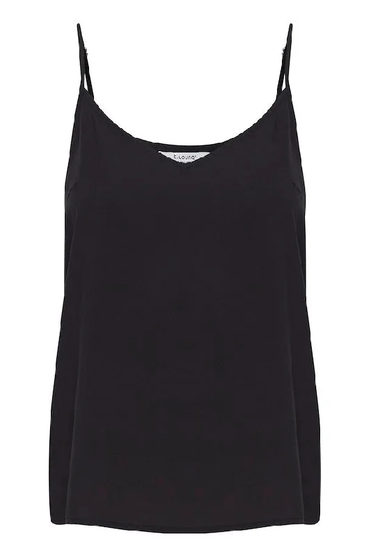 JOELLA VEST TOP BLACK