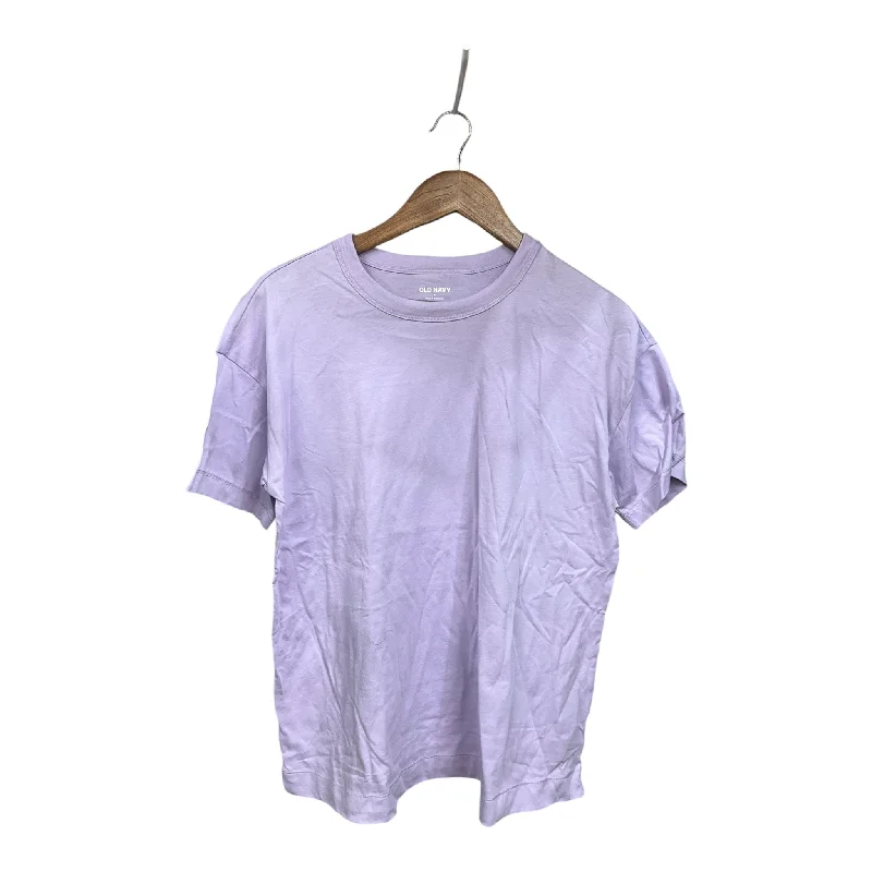 Top Short Sleeve Basic By Old Navy In Purple, Size: S