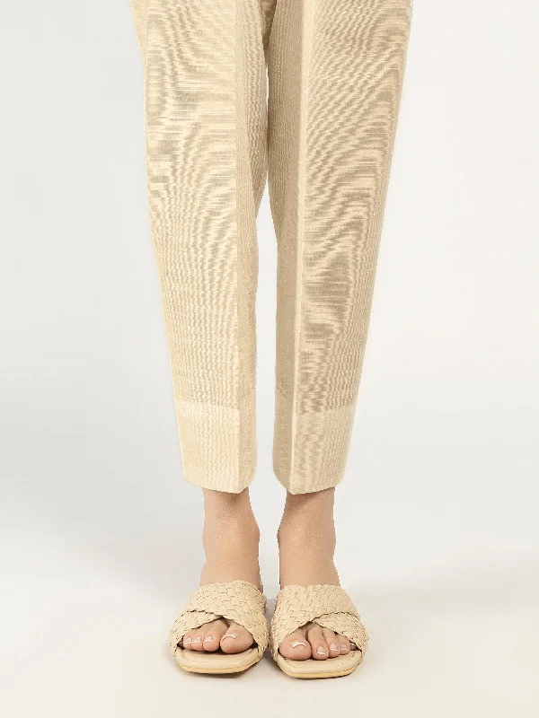 Plain Khaddar Trousers