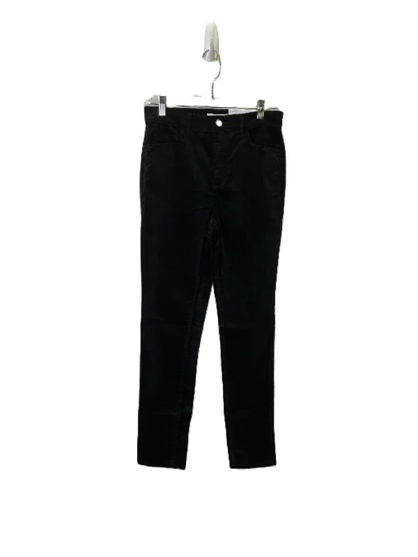 PANTS CORDUROY LOFT in BLACK, Size: 4