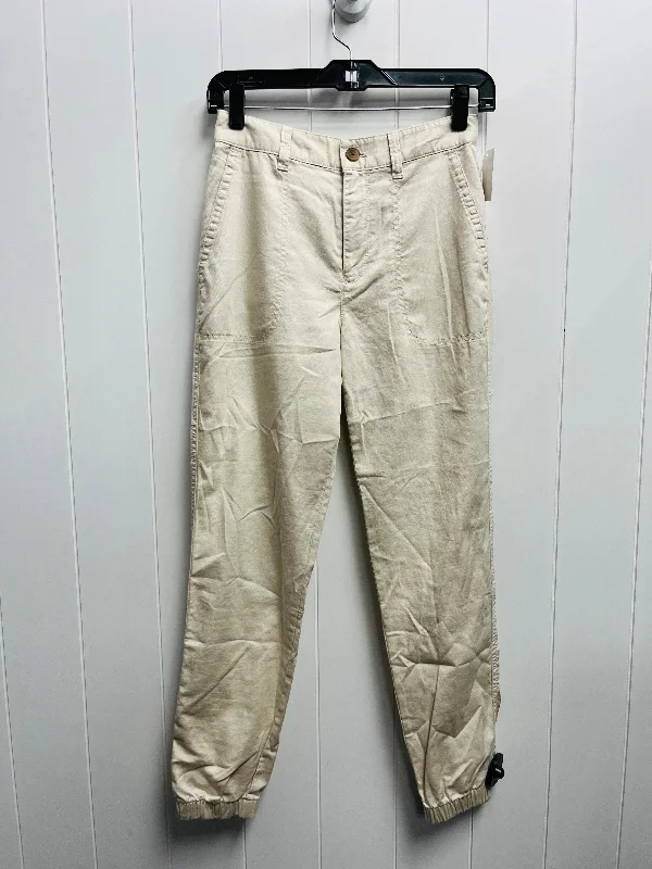 PANTS JOGGERS GAP in CREAM, Size: 0