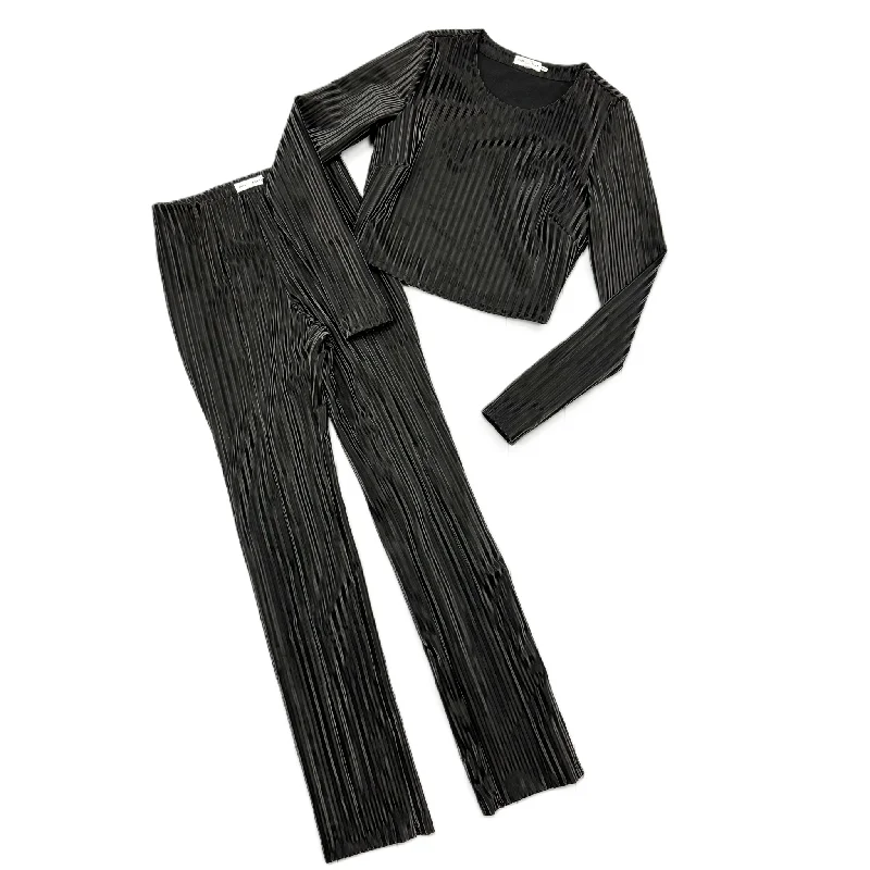 Pants Set 2pc By Good American In Black, Size: M