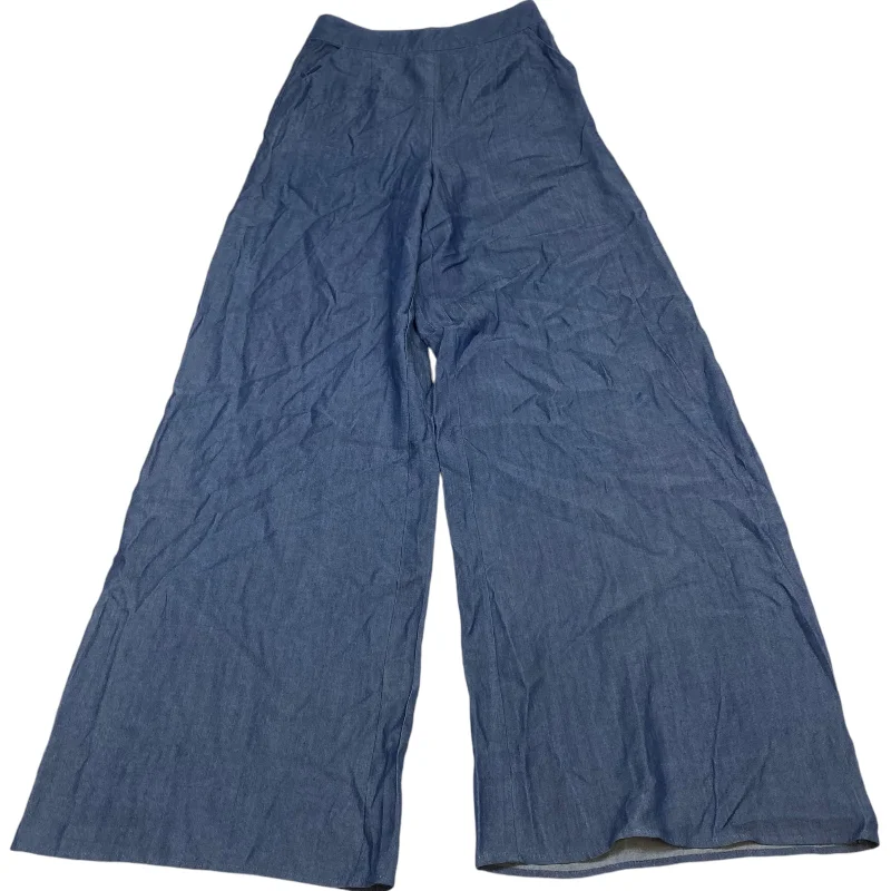 Pants Wide Leg By Gazelle In Blue, Size: S