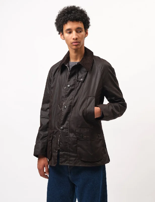 Barbour Ashby Wax Jacket - Rustic Brown