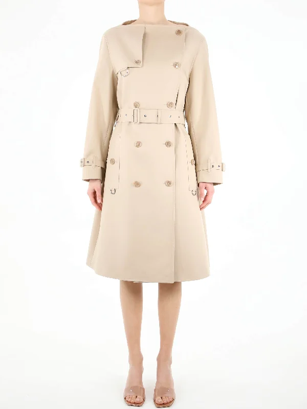 Beige Raincoat