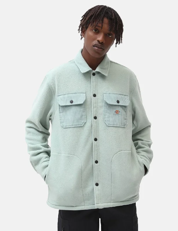 Dickies Mackenzie Fleece Overshirt - Jadeite Green