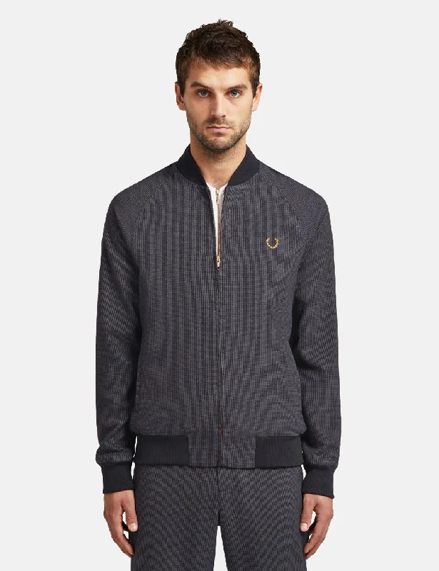 Fred Perry x Miles Kane Bomber Jacket - Gunmetal