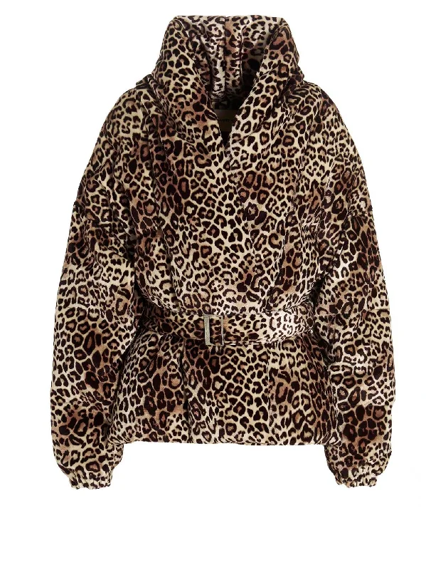 Leopard Down Jacket