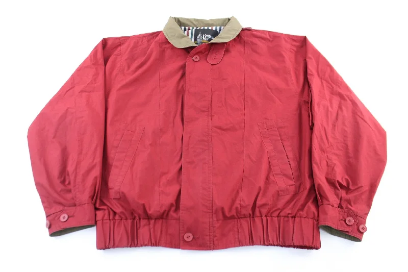 London Fog Red Zip Up Jacket