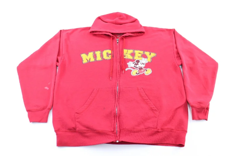 Mickey Mouse Red Zip Up Jacket