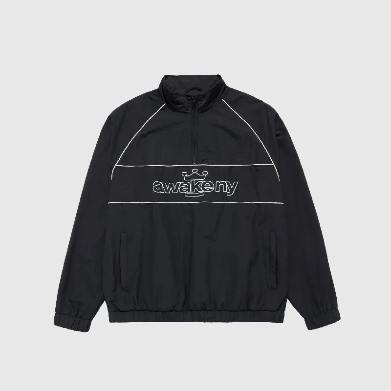 NYLON QUARTER ZIP