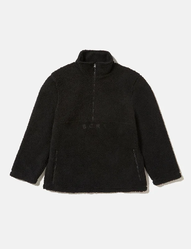 SCRT Sherpa Half-Zip Fleece - Black