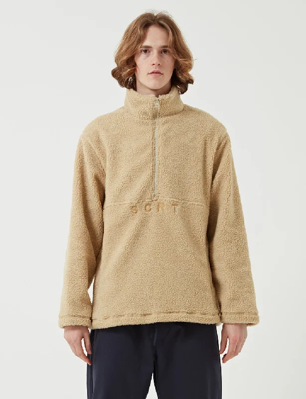 SCRT Sherpa Half-Zip Fleece - Stone