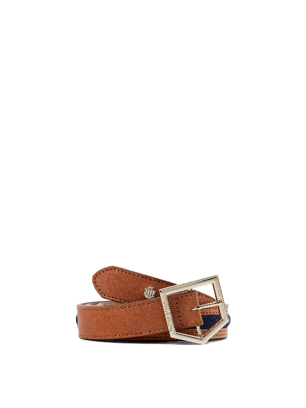 Hampton Belt - Tan & Navy