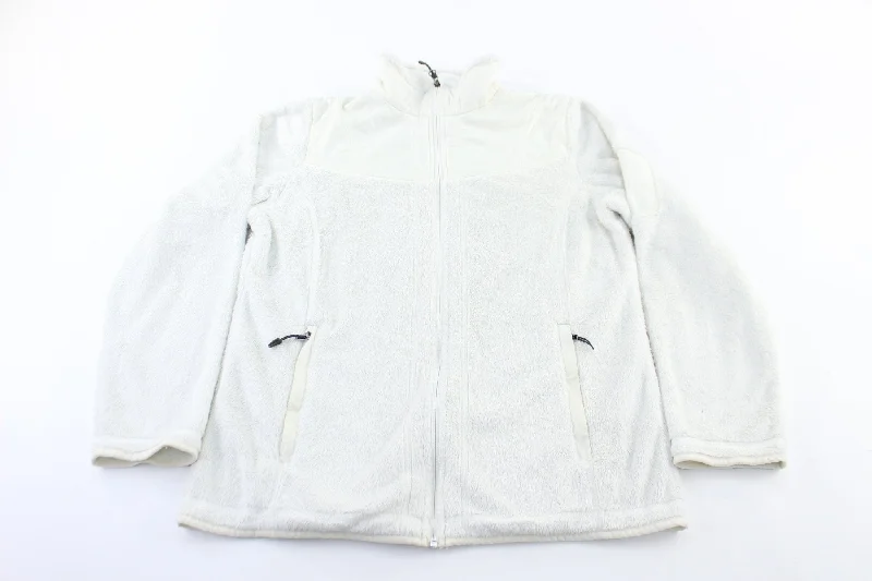 Women's Nike ACG Embroidered Logo White Zip Up Jacket