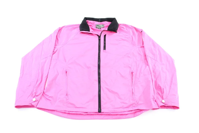 Women's Ralph Lauren Active Pink & Black Zip Up Jacket