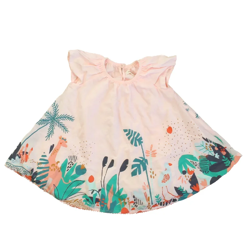 Catimini Girls Pink Jungle Dress