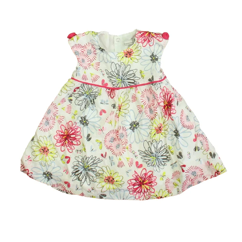 Catimini Girls White | Pink | Blue Floral Dress