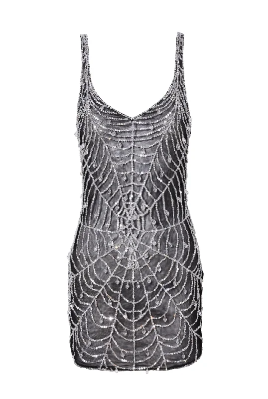 Cobweb Mini Dress