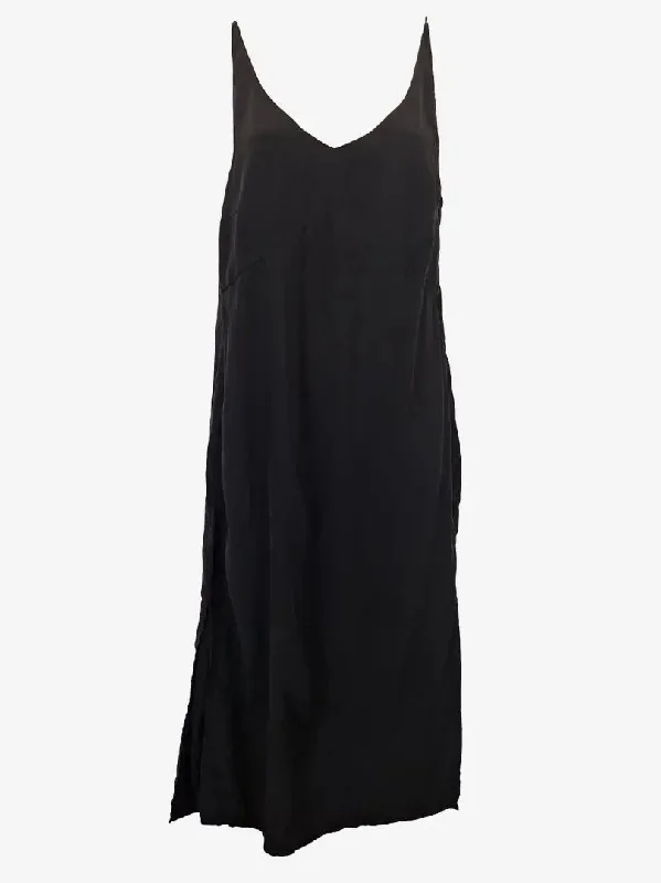 Elka Collective Sleek Silk Slip Midi Dress Size 8