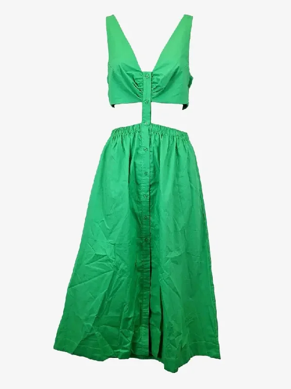 Lover Emerald Alexis Midi Dress Size 10