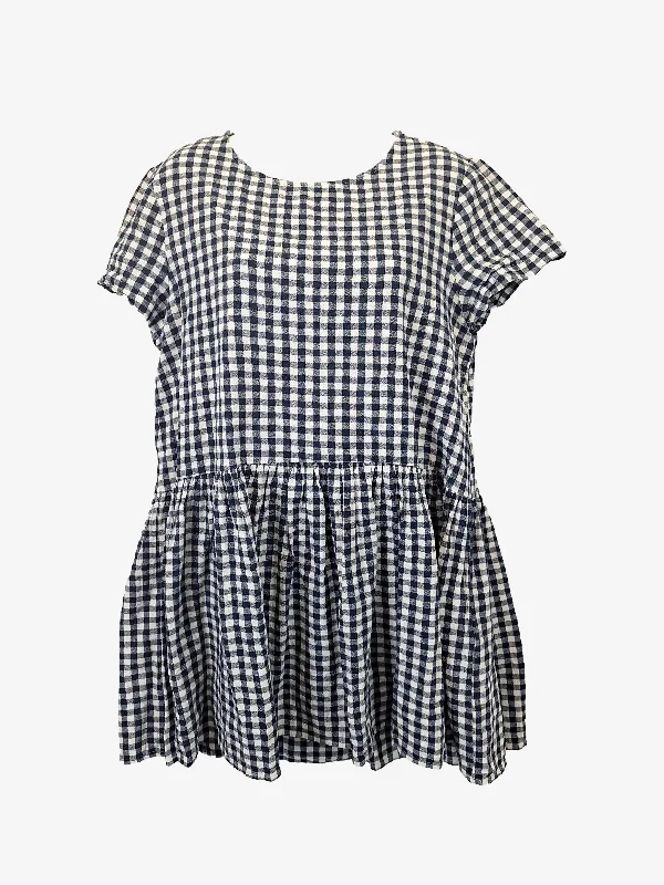 Mister Zimi Classy Gingham Summer Mini Dress Size 12