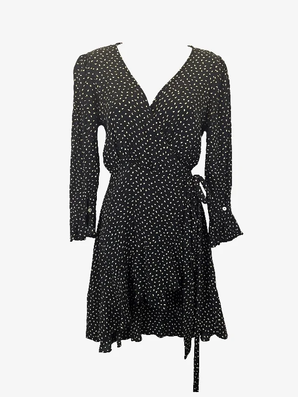 Mister Zimi Speckled Wrap Mini Dress Size 8