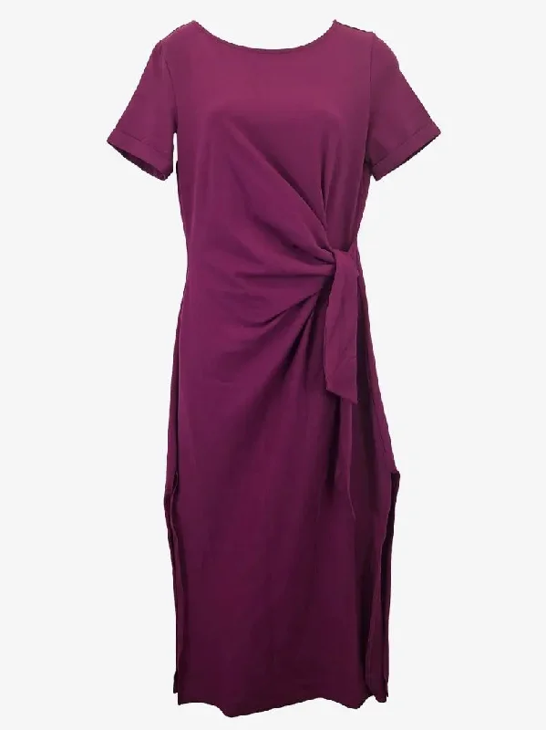 Sezane Bow Front Pippa Midi Dress Size S