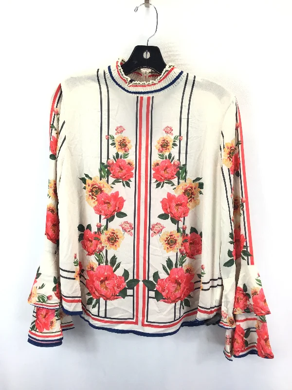 Blouse Long Sleeve By Jealous Tomato In Cream, Size: M