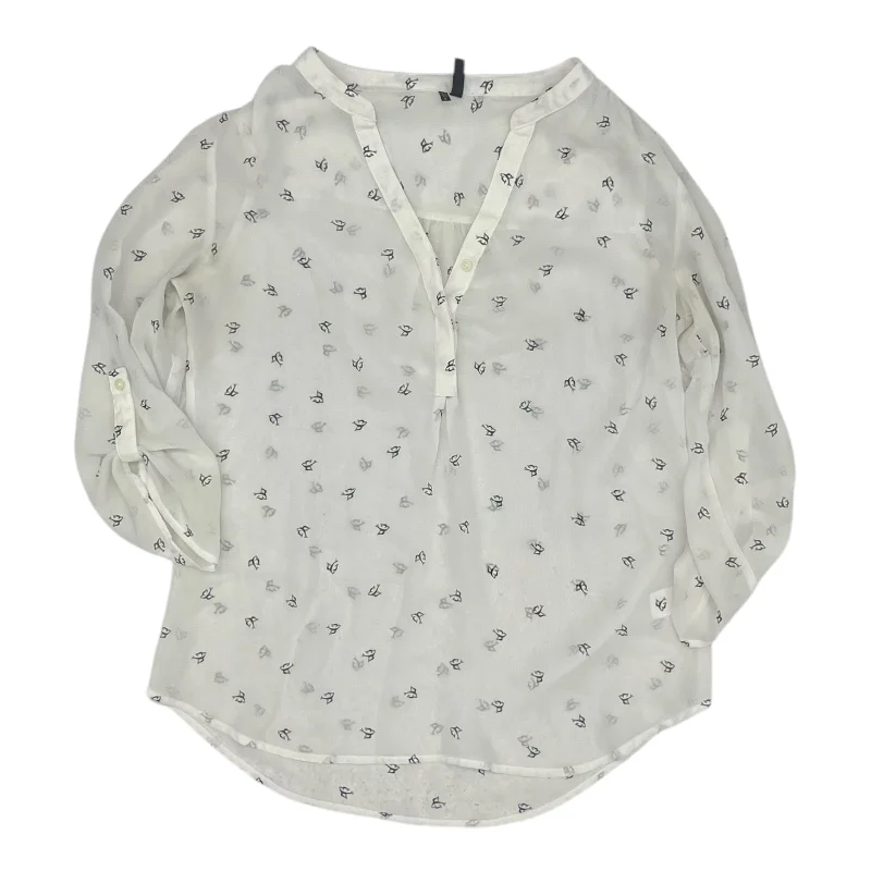 Blouse Ls By Maurices In White, Size:S