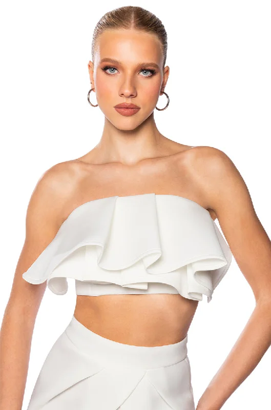 RINNA RUFFLE TOP